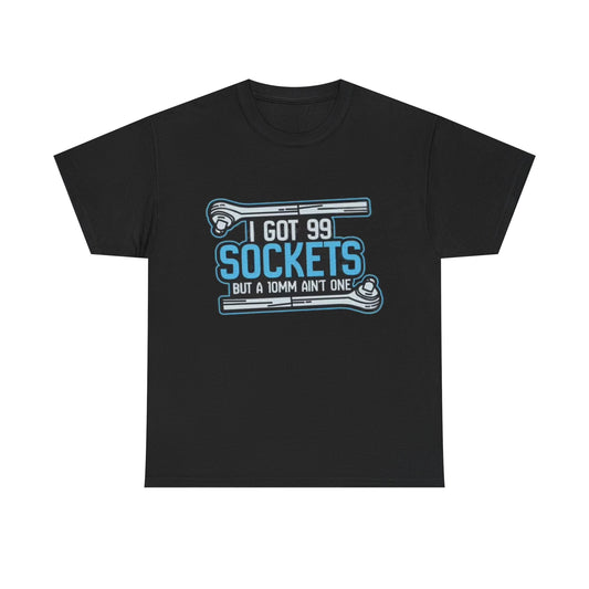 99 Problems T Shirt Funny Mechanic Automotive Graphic Unisex Heavy Cotton Tee