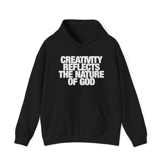 Creativity Reflects The Nature Of God Graphic Hoodie Heavy NEW Hooded Sweatshirt