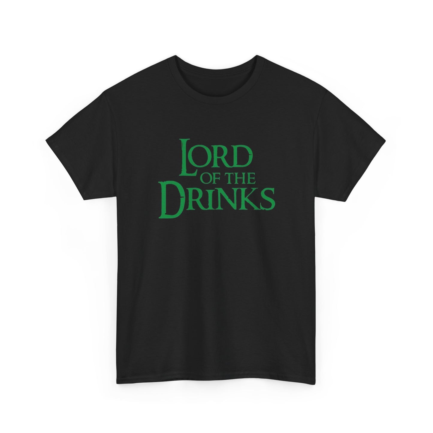 Lord Of The Drinks Funny Graphic T-Shirt Unisex Heavy Cotton Tee Gift NEW