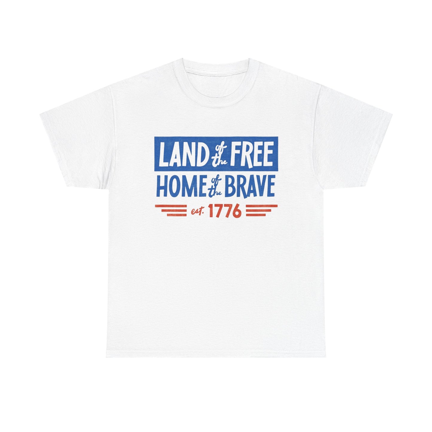 USA Land Of The Free 1776 Graphic T Shirt NEW ADULT TEE VINTAGE