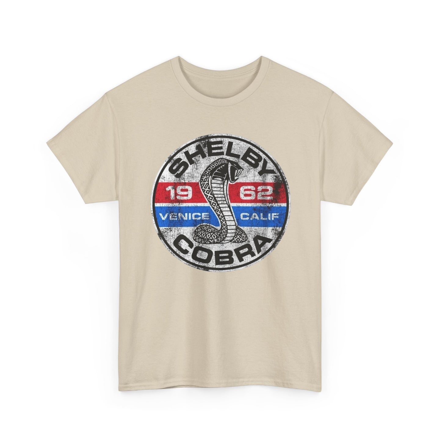 Shelby Cobra Racing Graphic T Shirt Unisex Heavy Cotton Tee