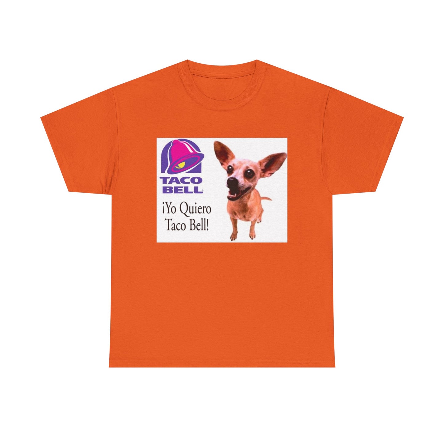 Taco Bell Shirt Funny Retro Logo Mexican Dog 90s Nostalgia Unisex Heavy Cotton