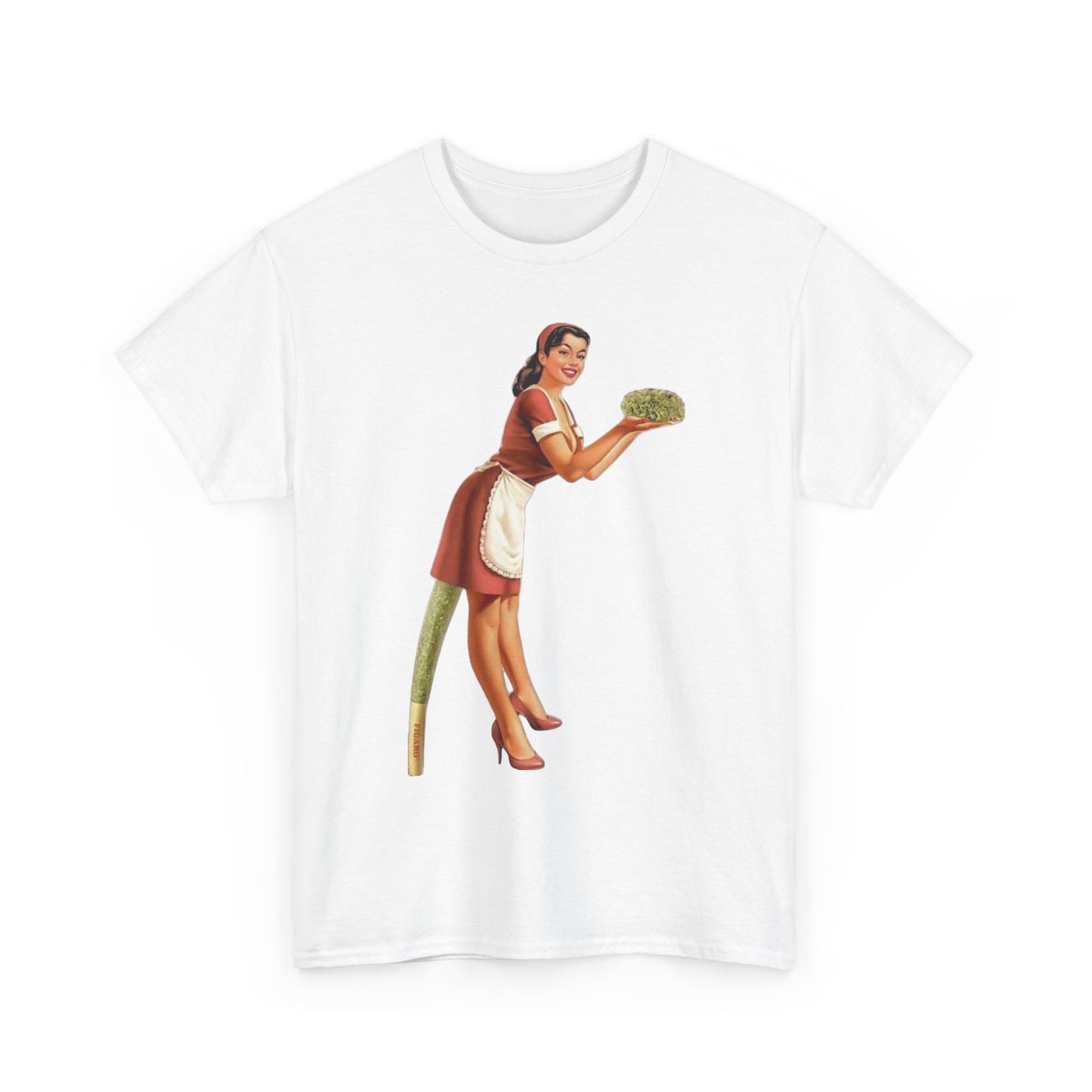 Baking Weed Pies Graphic T-Shirt Womens Comfy Cotton Tee NEW