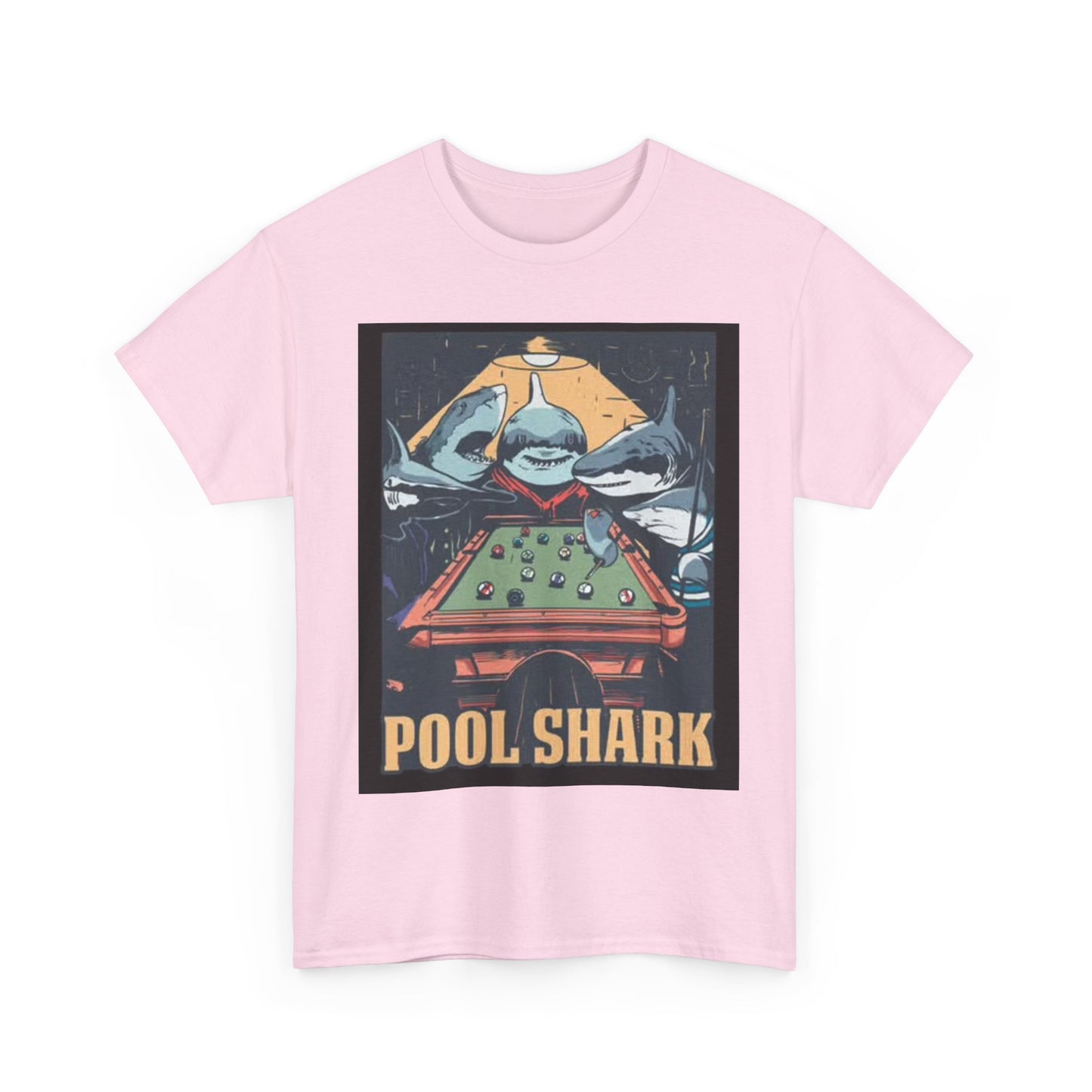 Pool Shark T Shirt Retro Funny Graphic T Vintage Pool Hall Rogan Unisex