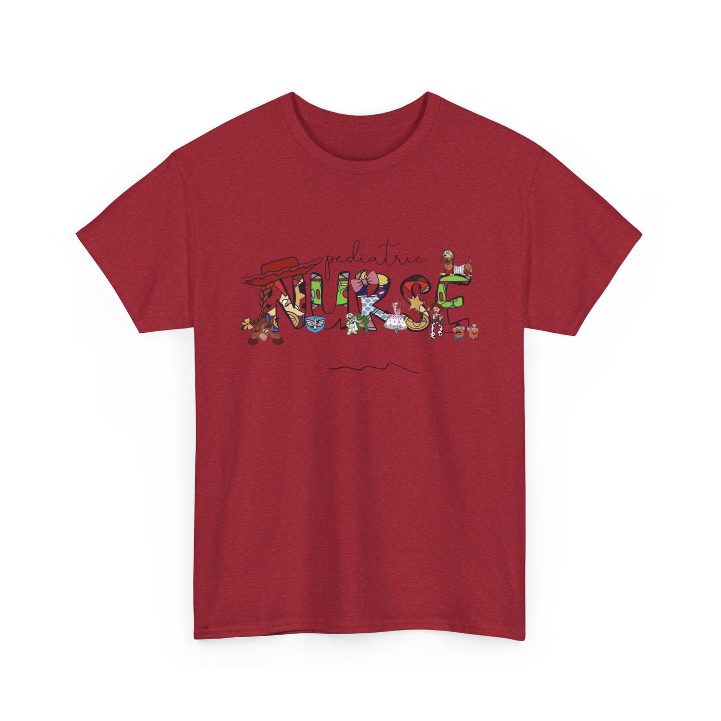 Pediatric Nurse Toy Graphic T Shirt NEW Unisex Heavy Cotton Tee