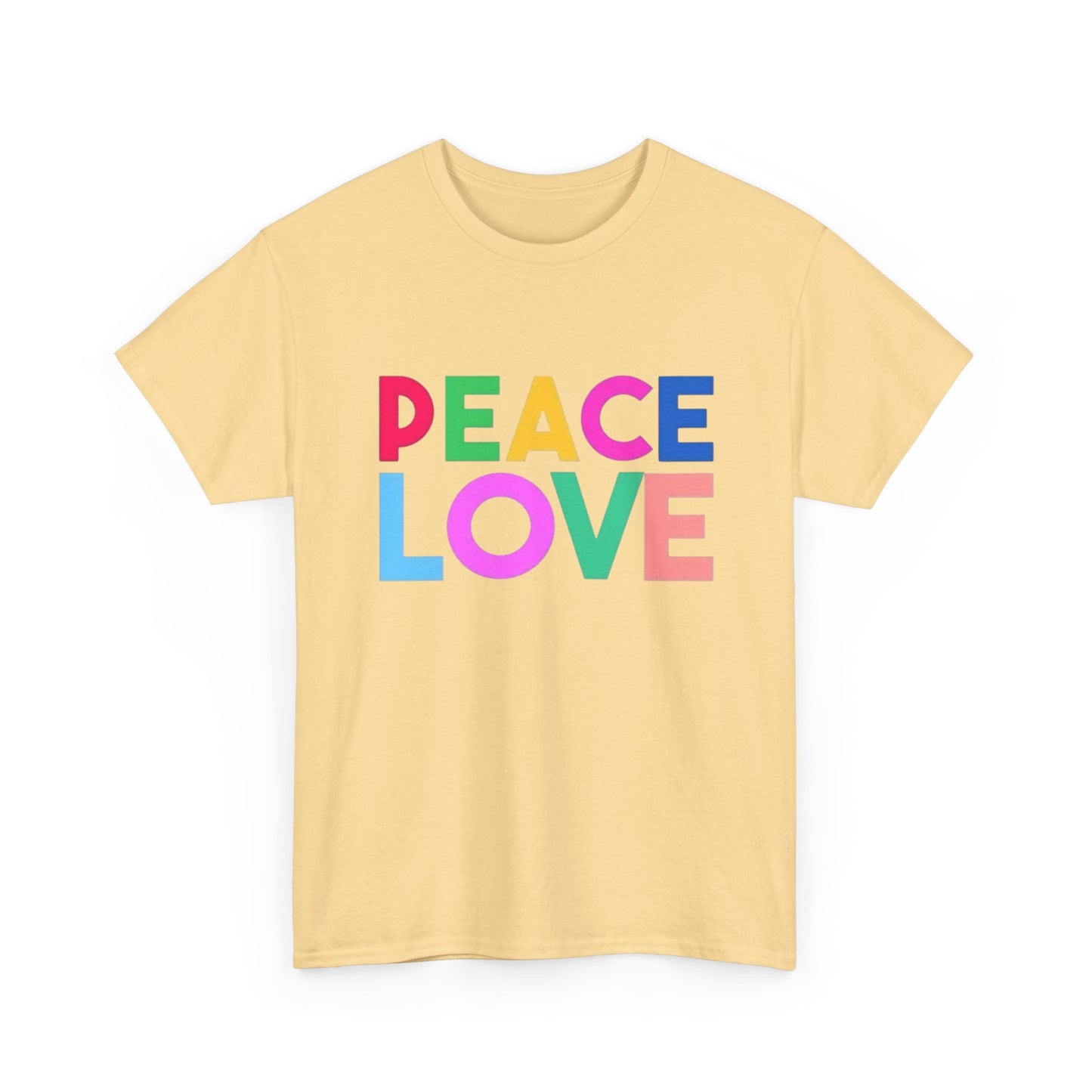 Peace Love Graphic T Shirt Adult NEW