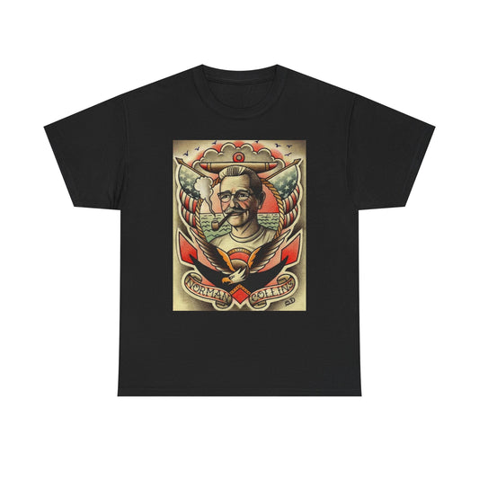 Sailor Jerry shirt tattoo art vintage navy sailor retro Unisex Heavy Cotton Tee