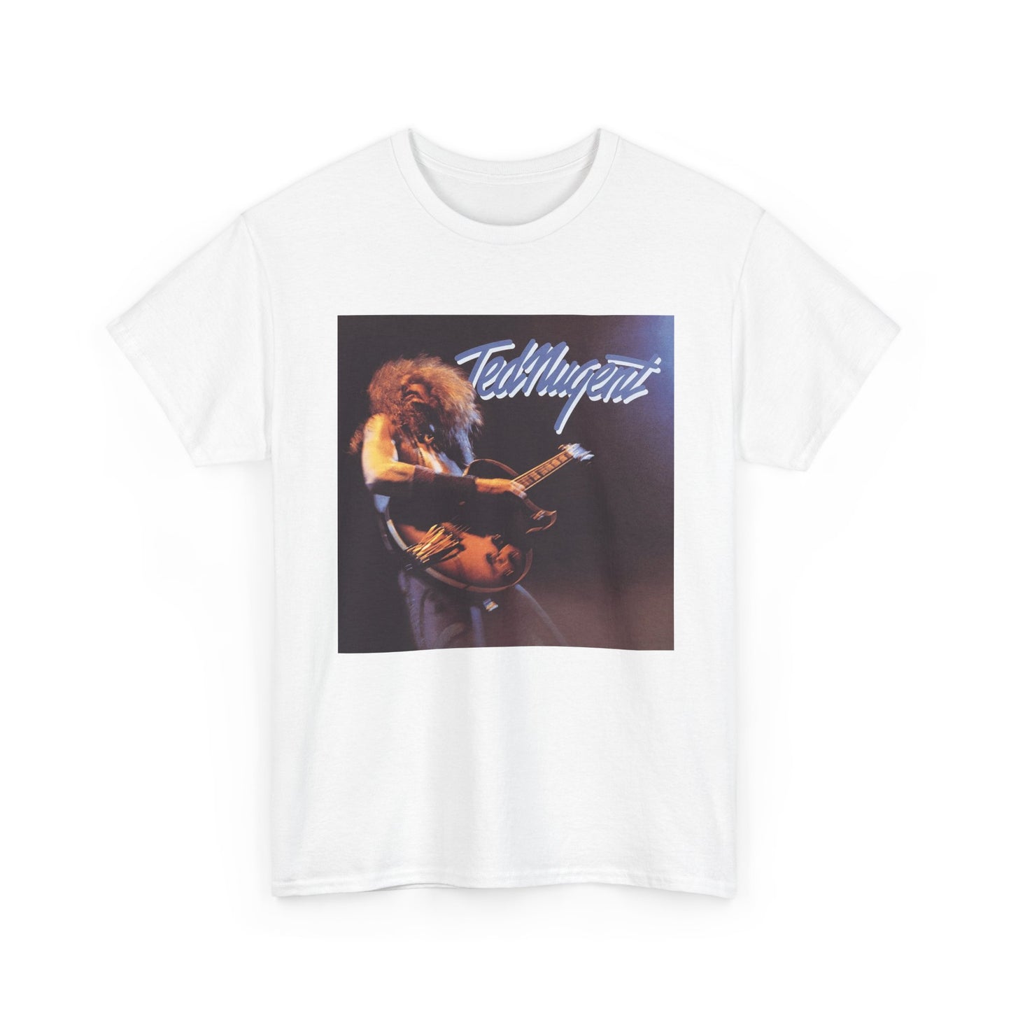 Ted Nugent Tshirt Vintage Rock Album American USA retro Unisex Heavy Cotton Tee