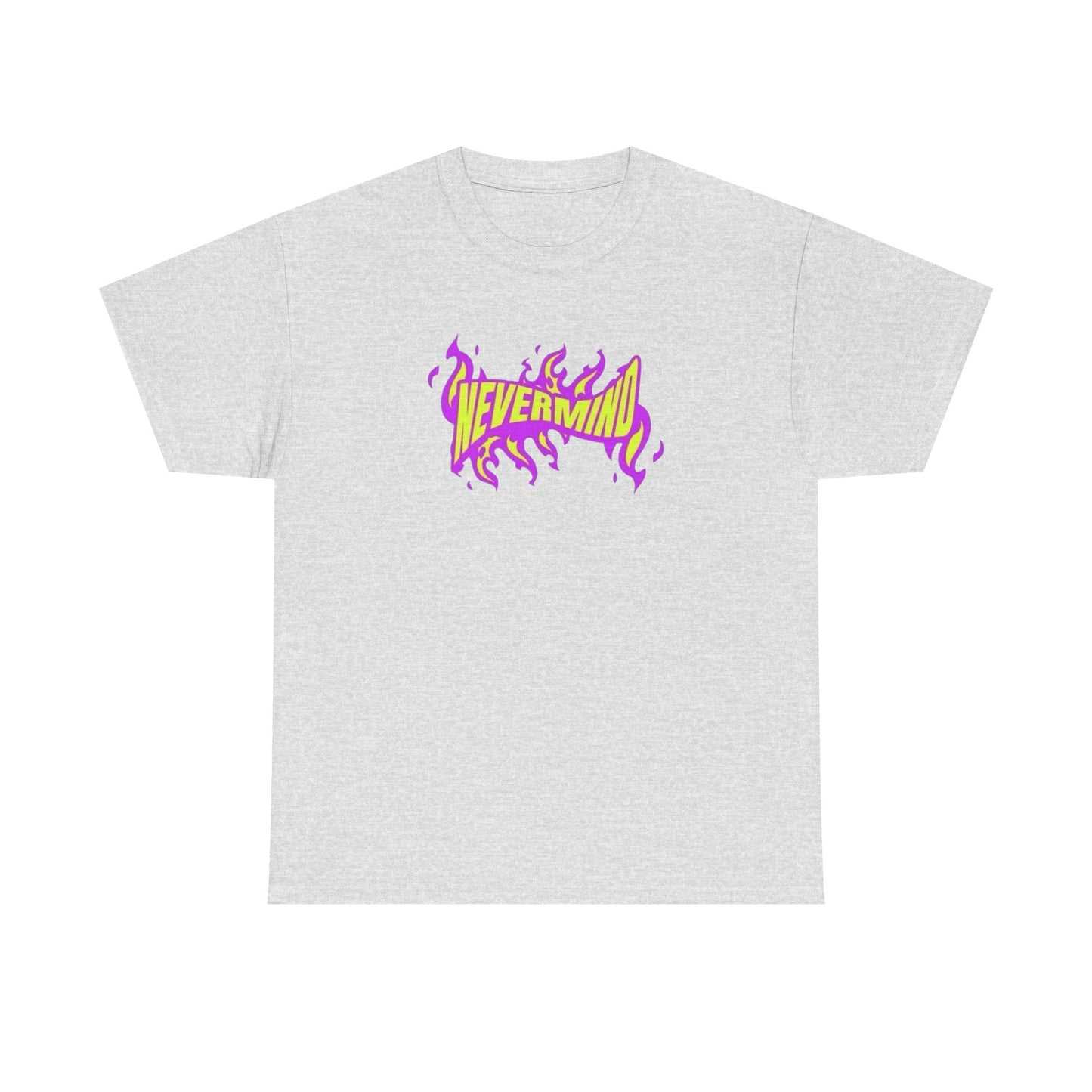 Nevermind Skateboarding Graphic T-Shirt Unisex Heavy Cotton Tee