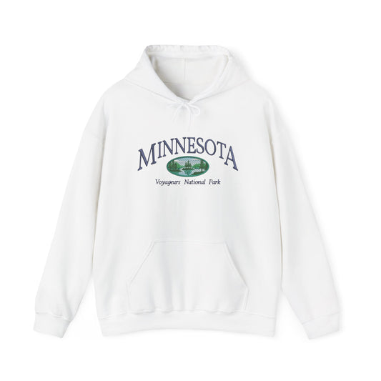Minnesota National Parks Graphic Hoodie Heavy Blend Sweatshirt NEW