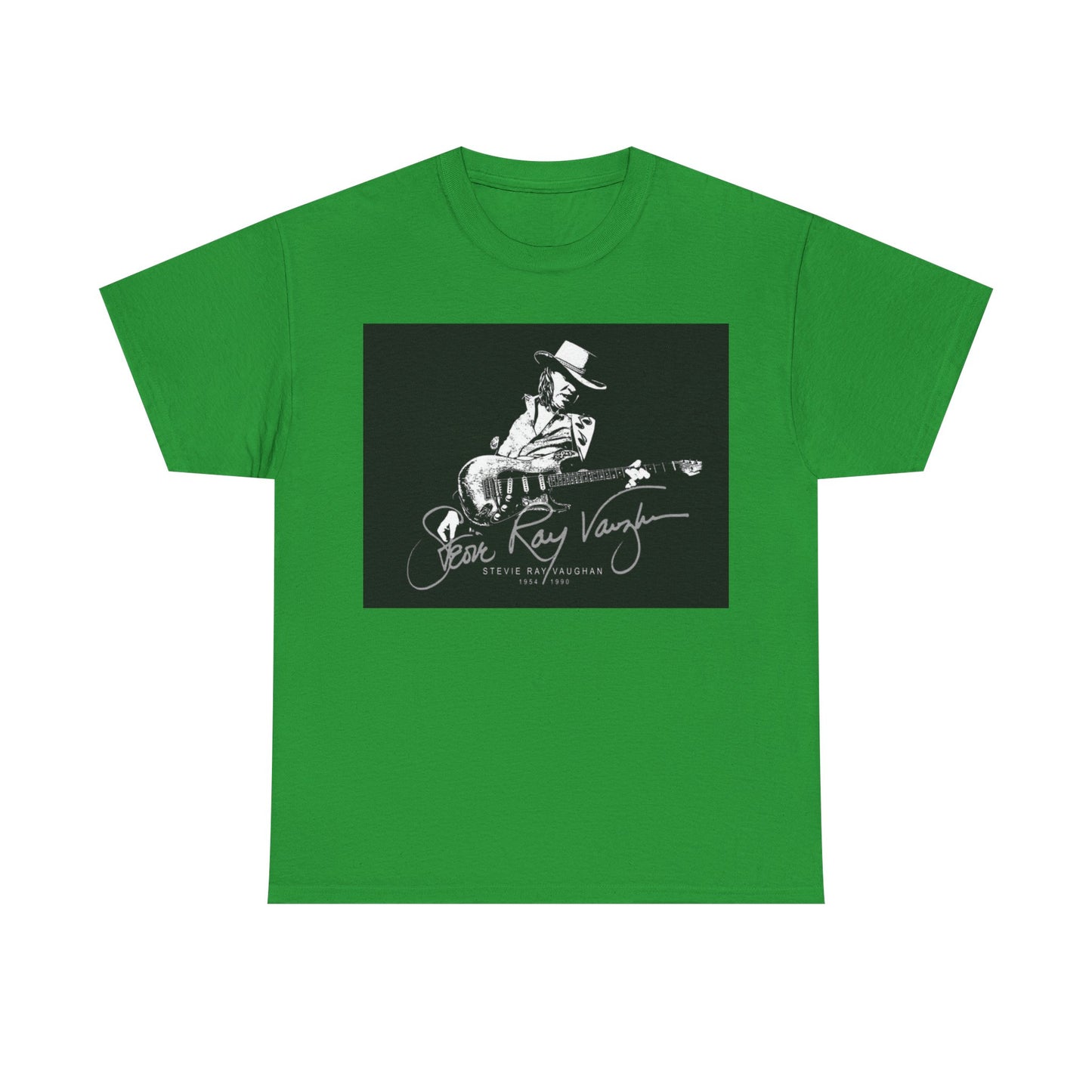 Stevie ray vaughn T-shirt Vintage retro rock album Unisex Heavy Cotton Tee