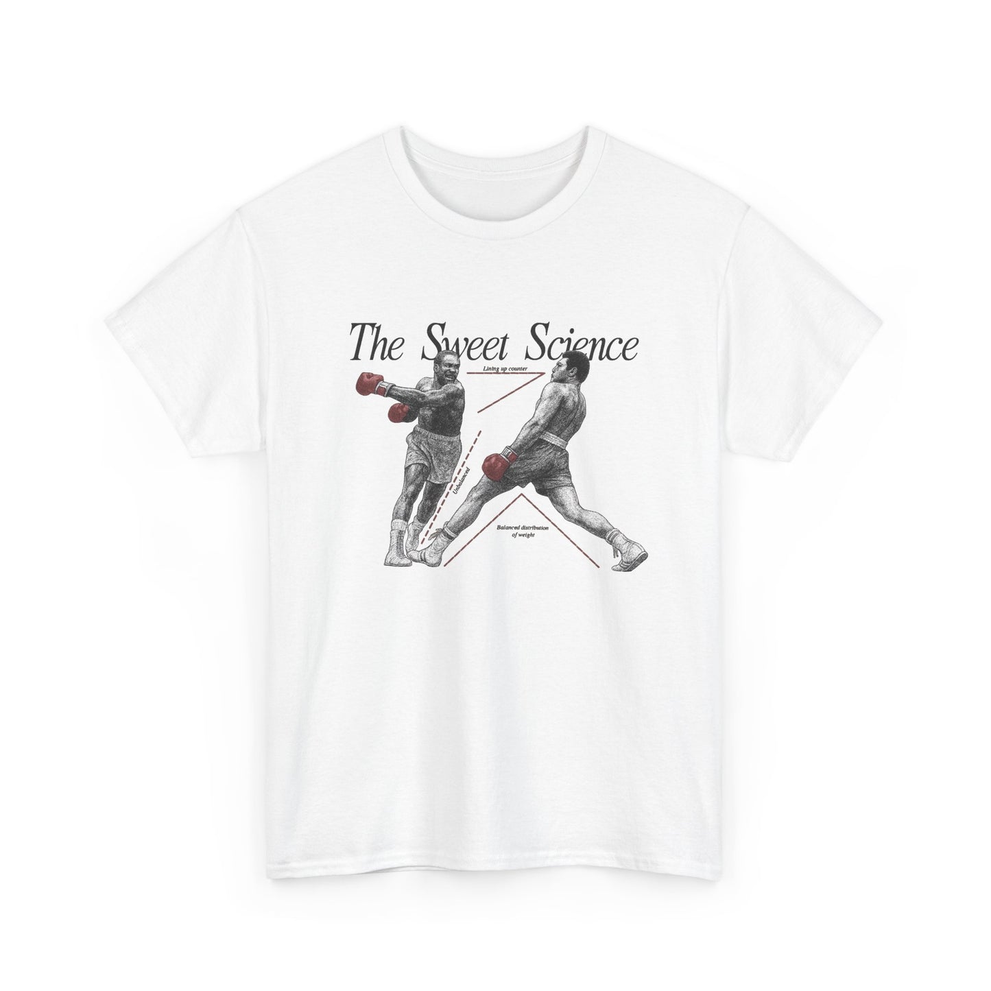 Boxing The Sweet Science Vintage Graphic T Shirt NEW Vintage Unisex Heavy Cotton