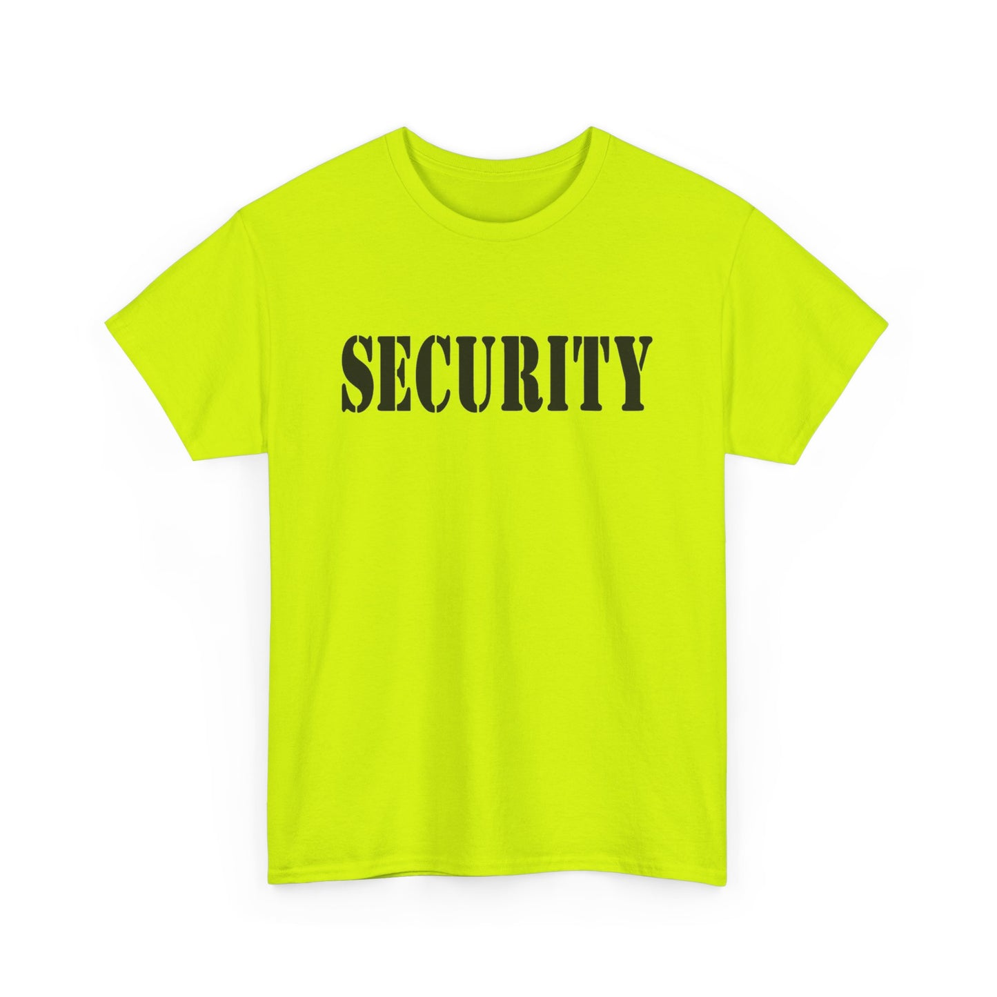 Security Graphic T Shirt Police Academy Uniform Funny Bar Unisex Heavy Cotton