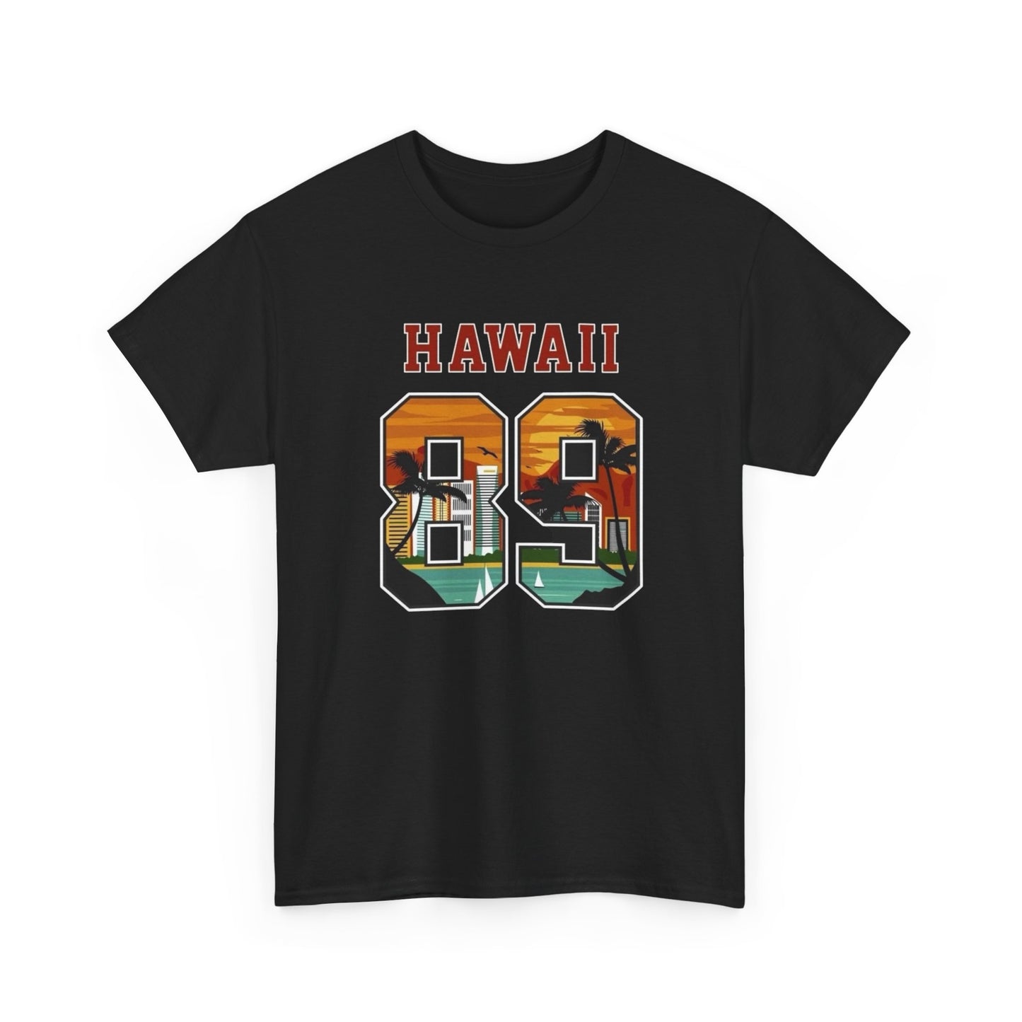 Hawaiian Tropic 89 Logo Islands Graphic T-Shirt Unisex Heavy Cotton Tee NEW