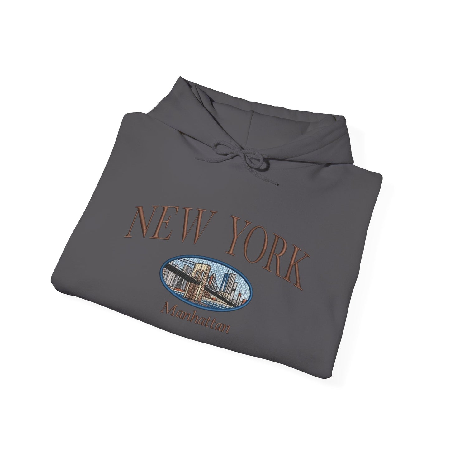 Manhattan New York Graphic Hoodie Heavy Blend Sweatshirt NEW