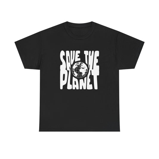Save The Planet Graphic T Shirt ADULT NEW Unisex Heavy Cotton Tee
