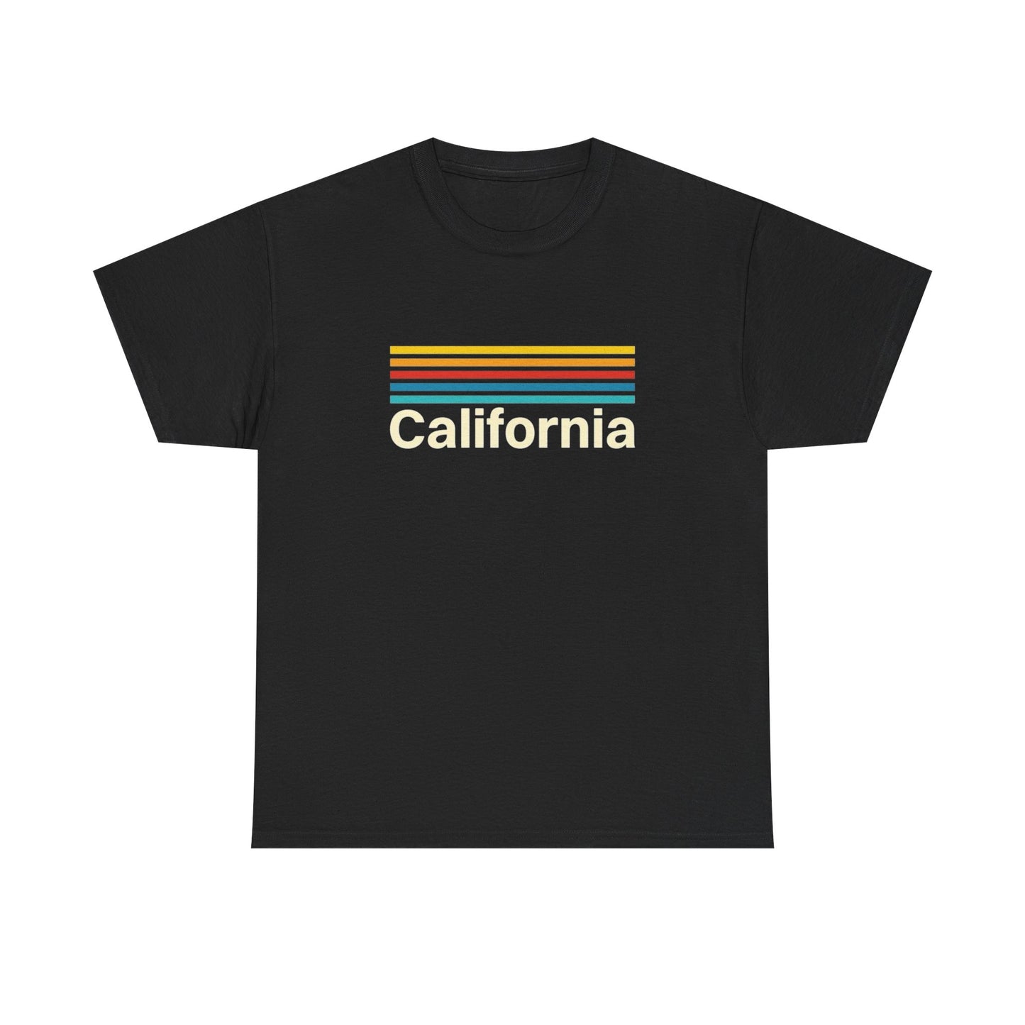 California Vintage Arcade Logo Graphic T-Shirt Unisex Heavy Cotton Tee