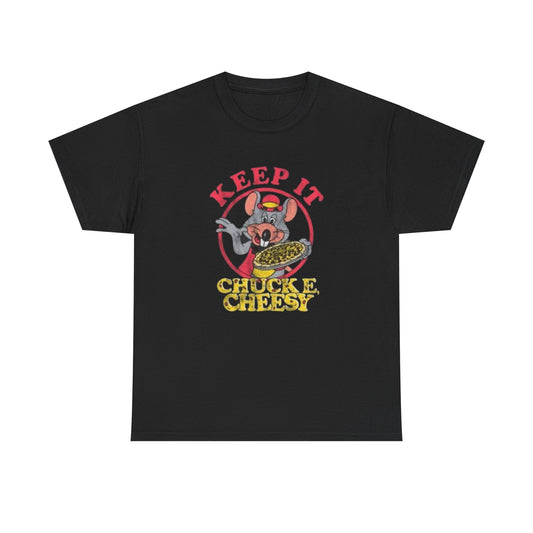 Chuck E Cheese Vintage Graphic T Shirt S-5XL NEW Unisex Heavy Cotton Tee