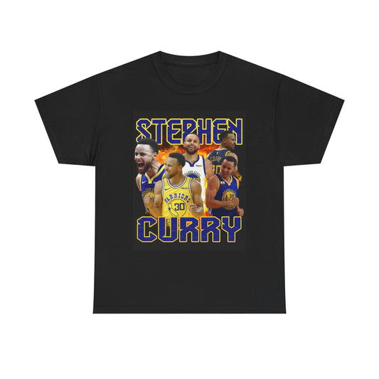 Steph Curry Graphic T Shirt Vintage Basketball Warriors Cali Unisex Heavy Cotton