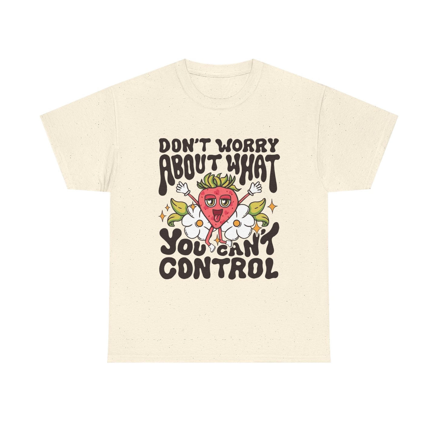 Don't Worry About What You Can't Control Graphic T Shirt Unisex Heavy Cotton Tee