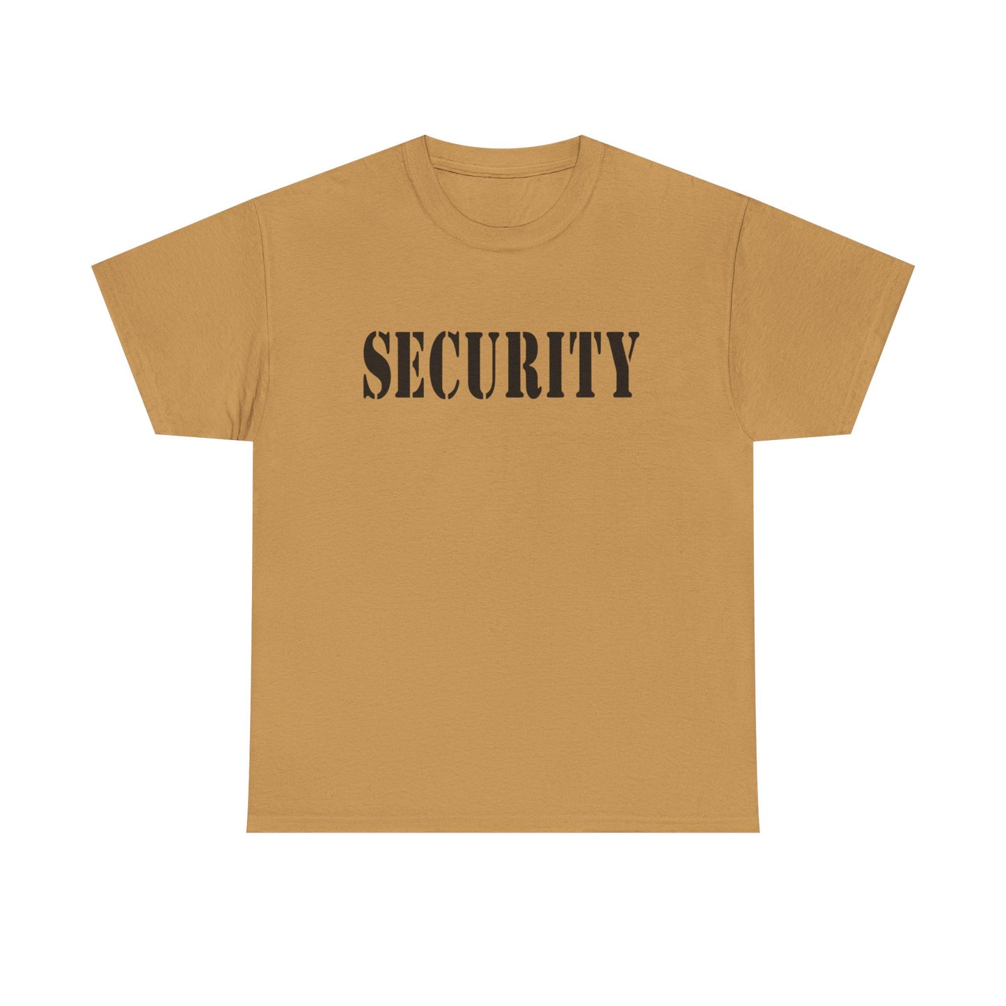 Security Graphic T Shirt Police Academy Uniform Funny Bar Unisex Heavy Cotton