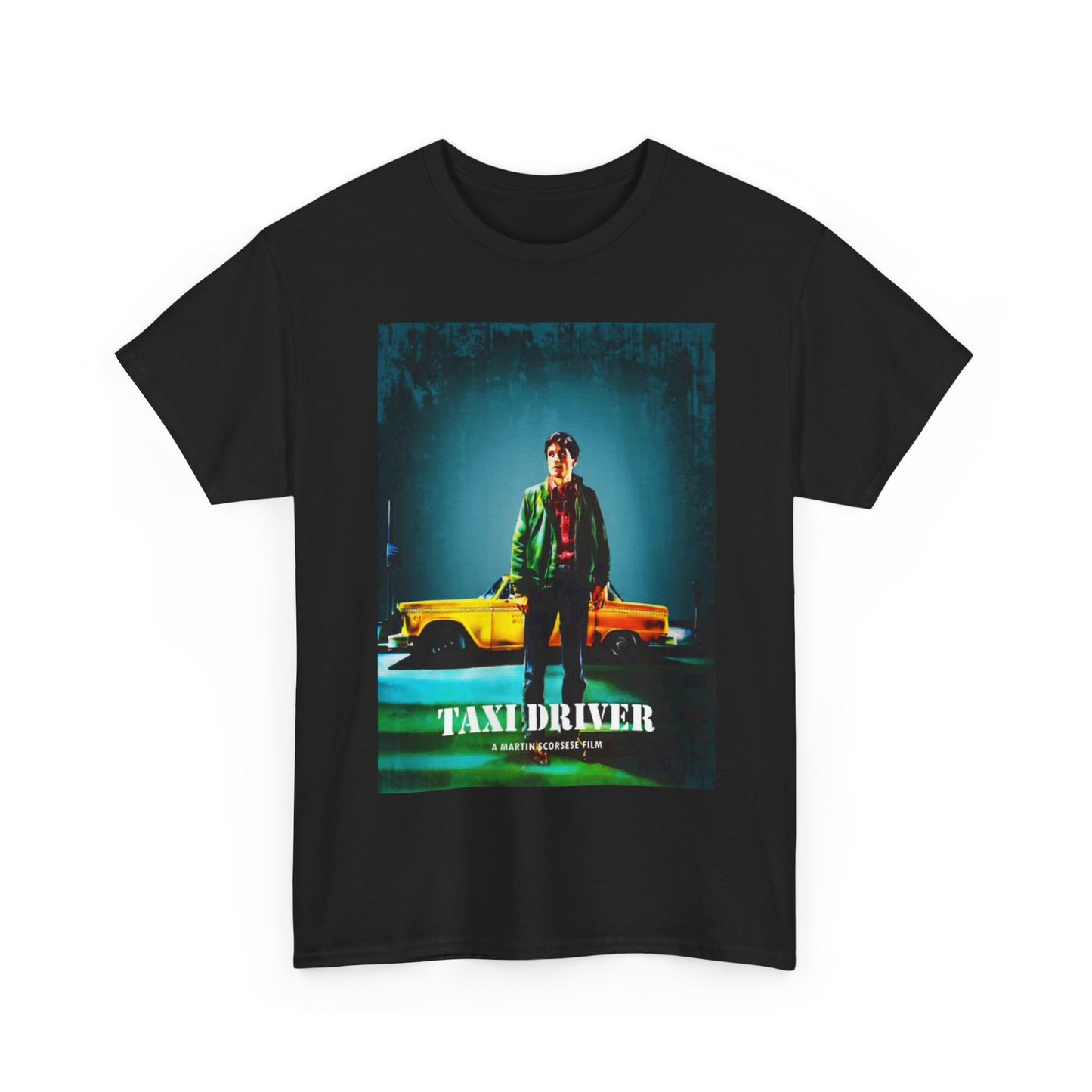 Taxi Driver Tshirt Vintage Movie Robert Deniro Graphic Unisex Heavy Cotton Tee