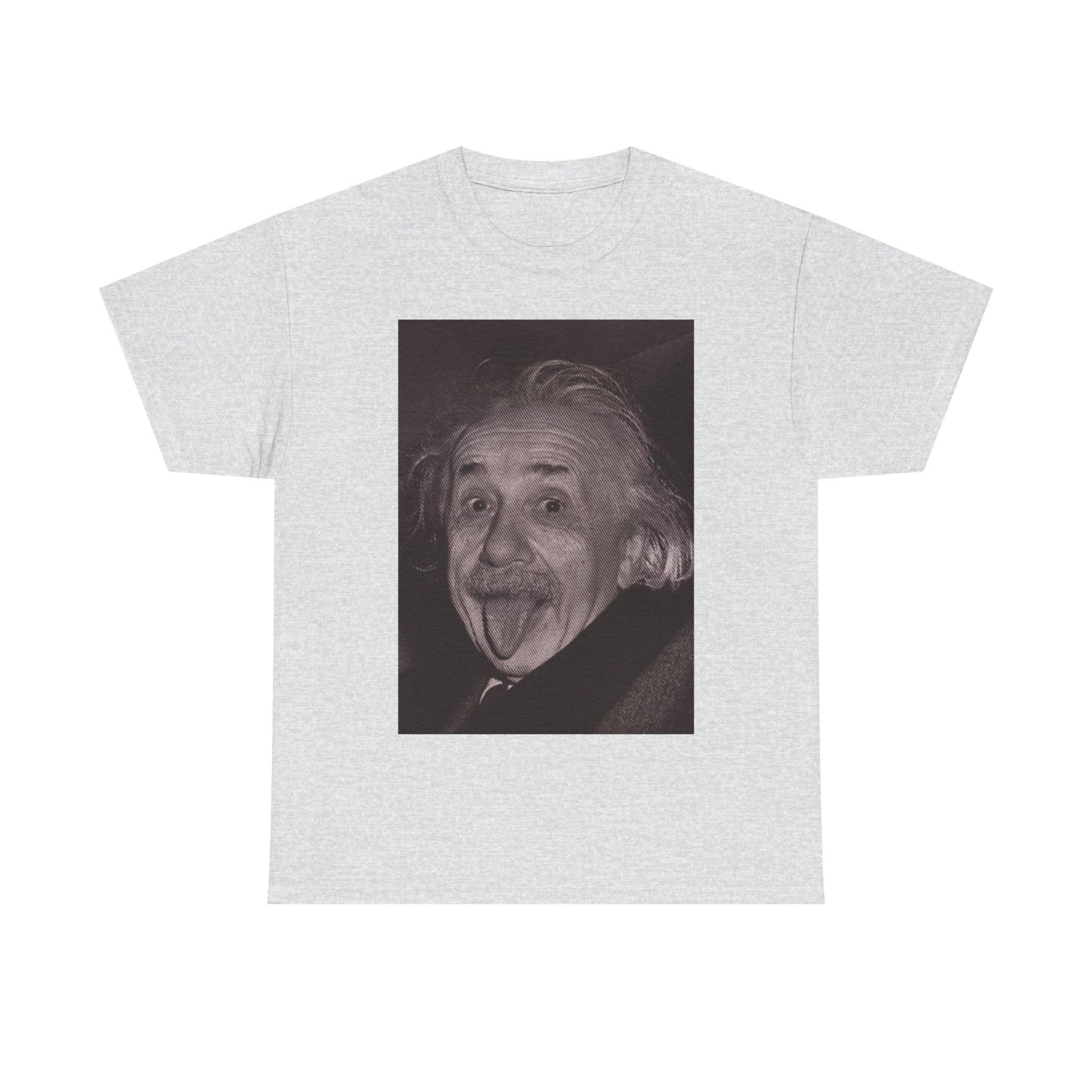 Albert Einstein Funny Shirt Retro Graphic Unisex Heavy Cotton Tee