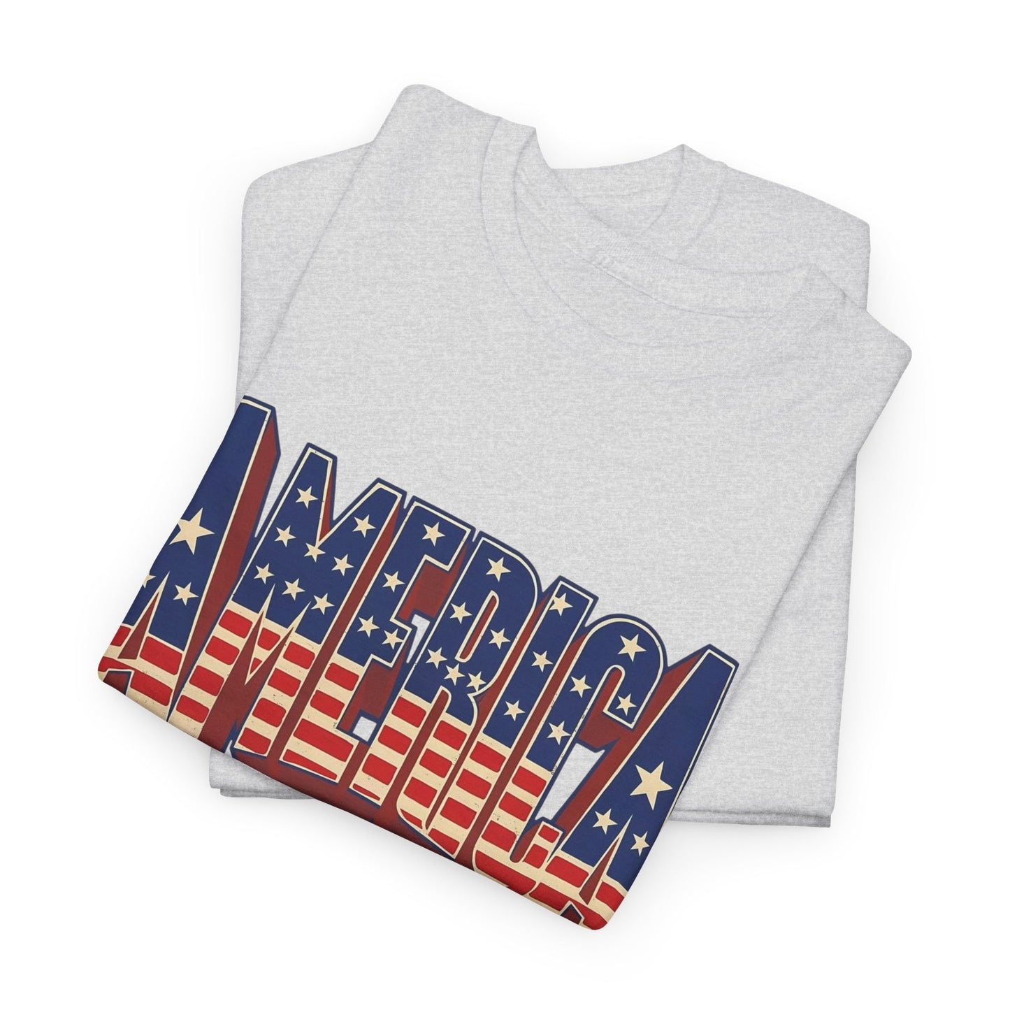 America USA Flag Graphic T Shirt Heavy Cotton Tee NEW ADULT UNISEX