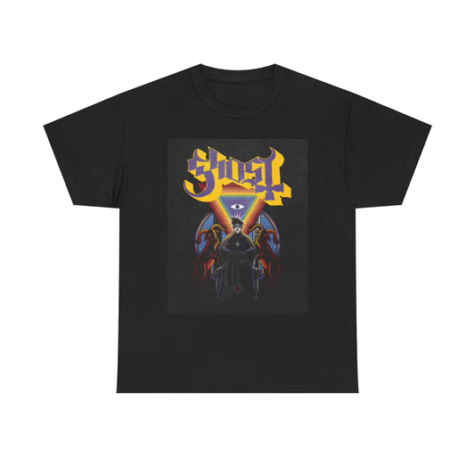 Ghost Graphic T Shirt Retro Rock Band Merch Vintage Unisex Heavy Cotton Tee