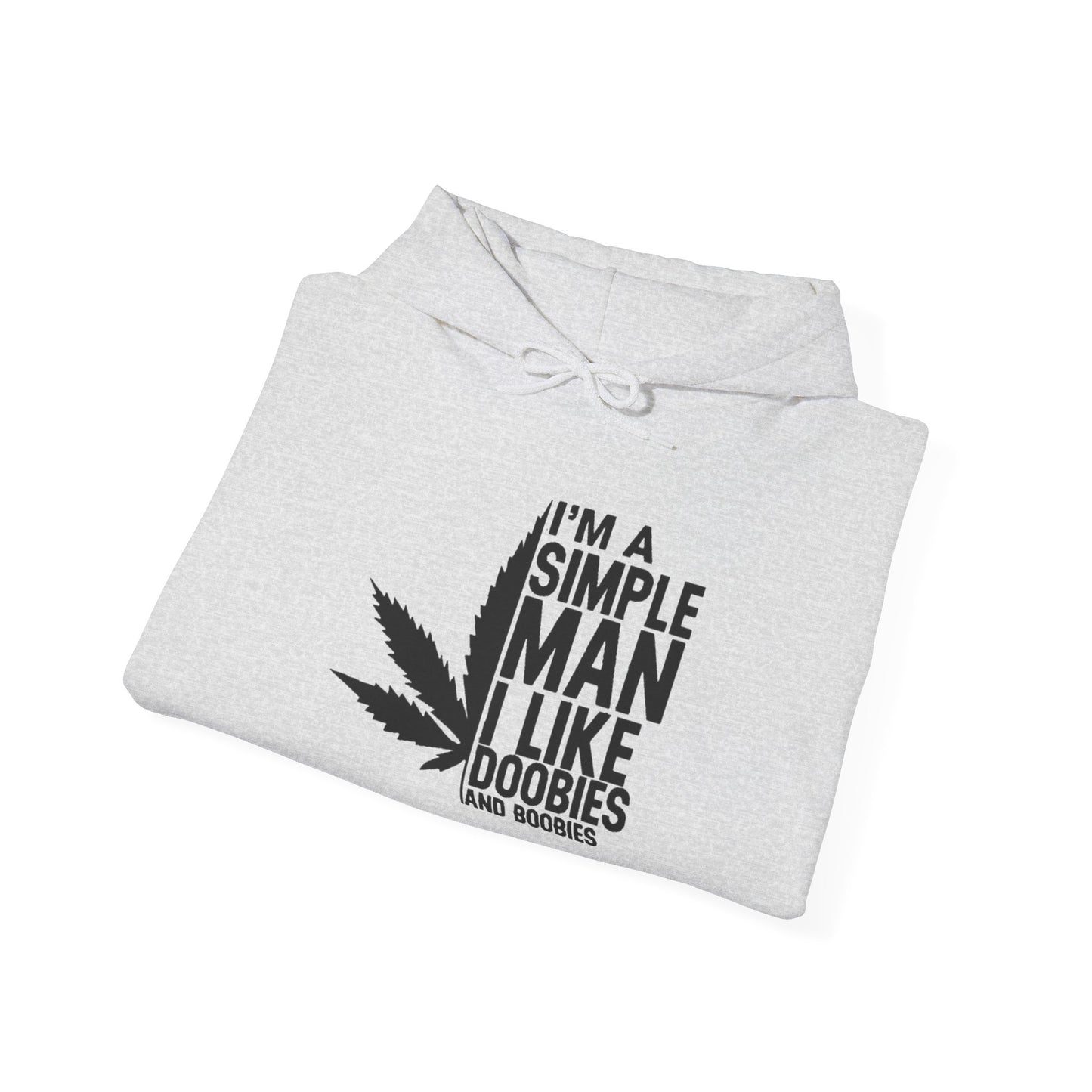 Doobies And Boobies Graphic Hoodie Unisex Heavy Blend™ Hooded Sweatshirt