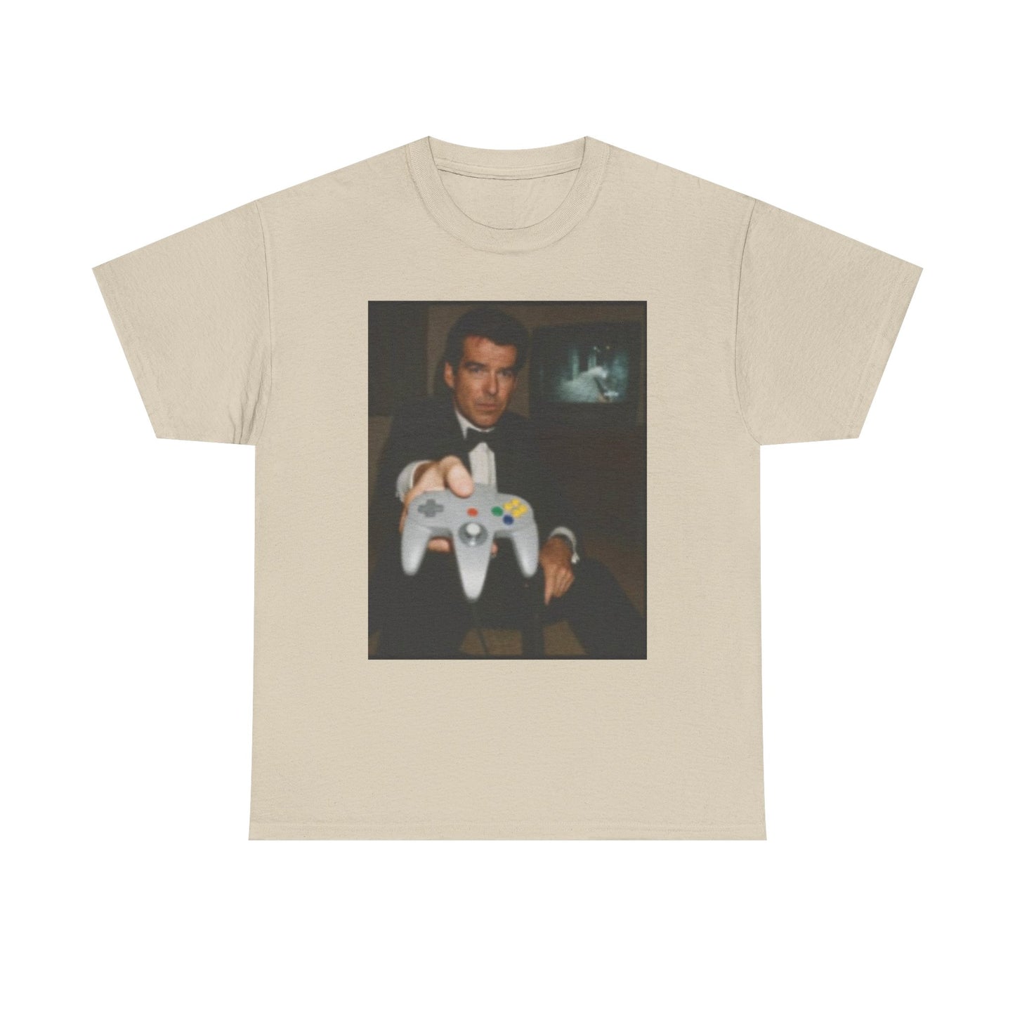 James Bond Golden eye Vintage Graphic T Shirt Unisex Heavy Cotton Tee Gaming 90s