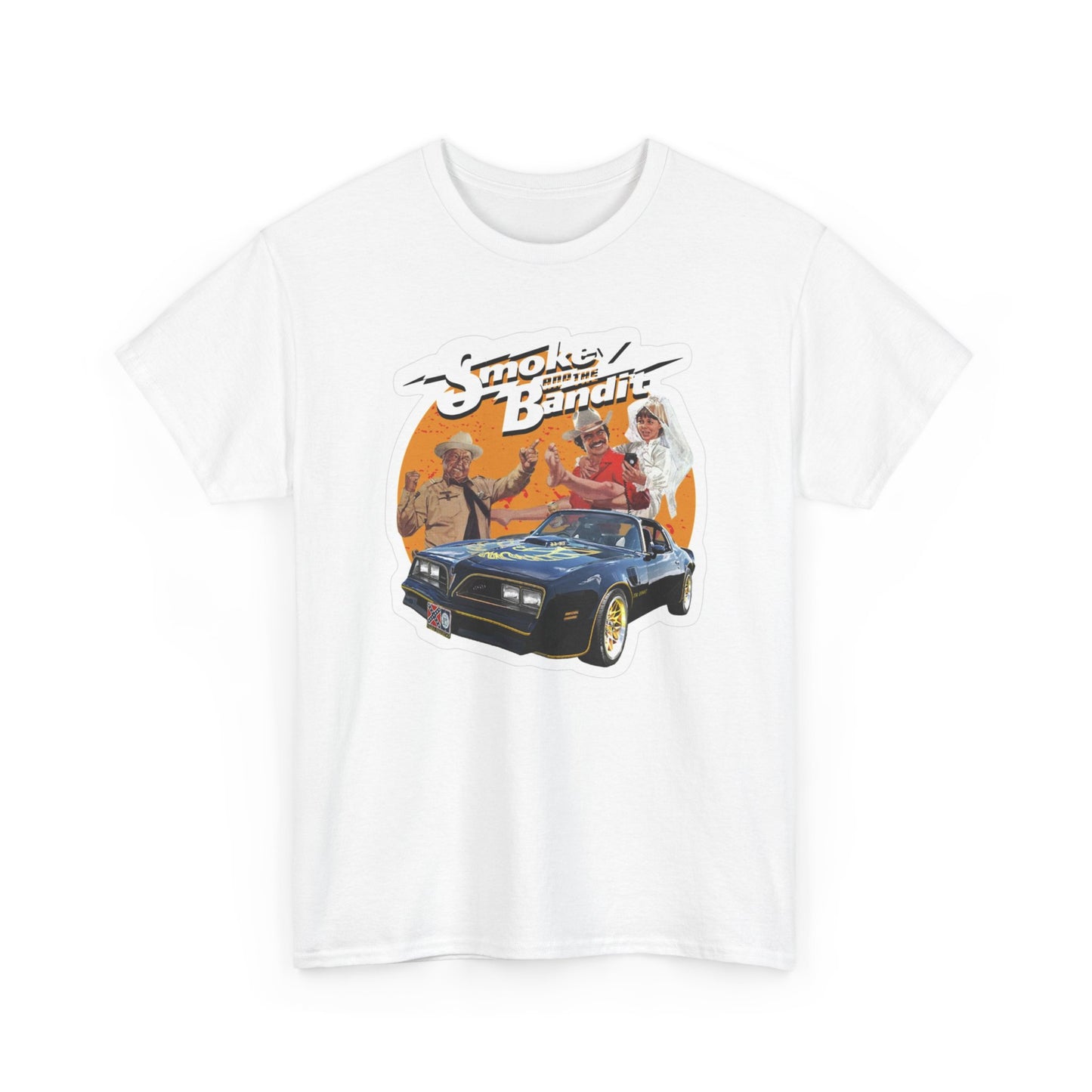 Smokey And The Bandit Graphic T Shirt Vintage Pontiac Unisex Heavy Cotton Tee