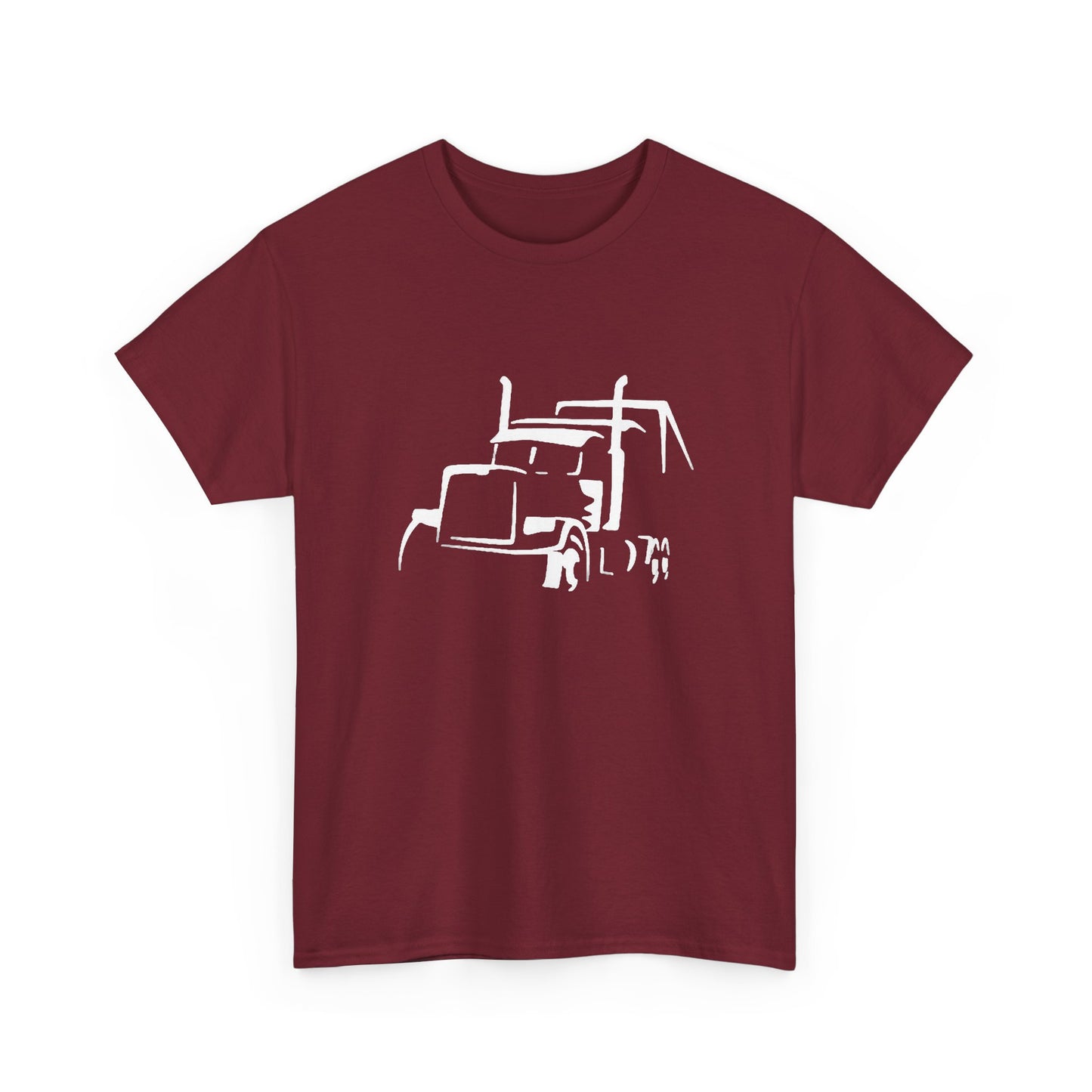 Semi Truck Trailer Hauling Graphic T Shirt NEW Adult Regular Sizing Tee