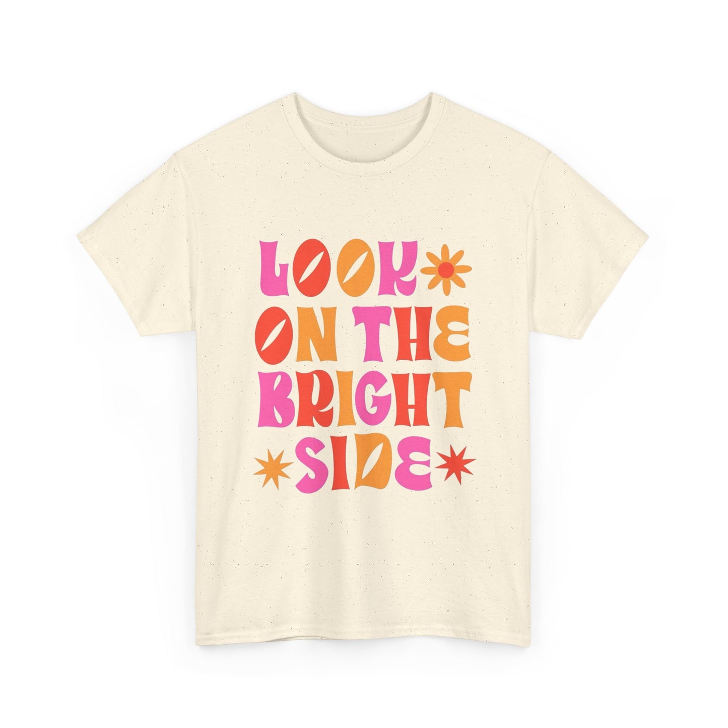 Look On The Bright Side Graphic T Shirt Unisex Cotton Tee - New Gift - Tee