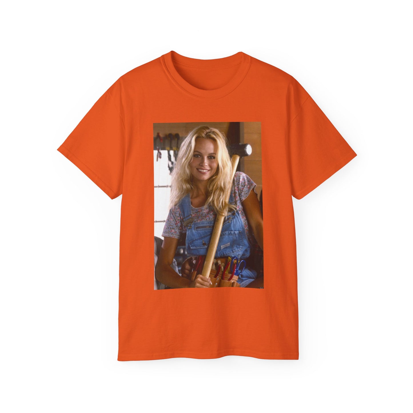 Pam Anderson playboy tool time 90s vintage Unisex Ultra Cotton Tee