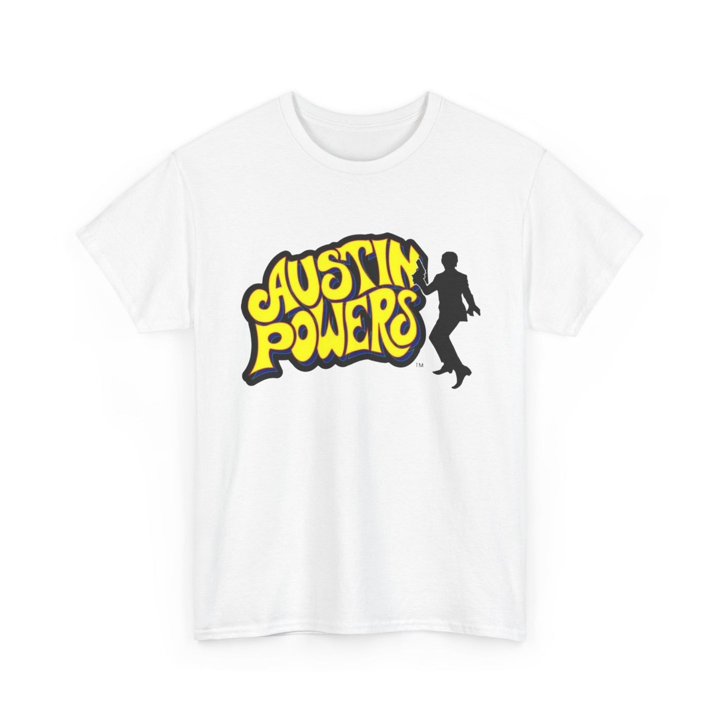 Austin Powers Retro Graphic T Shirt NEW Adult Cotton