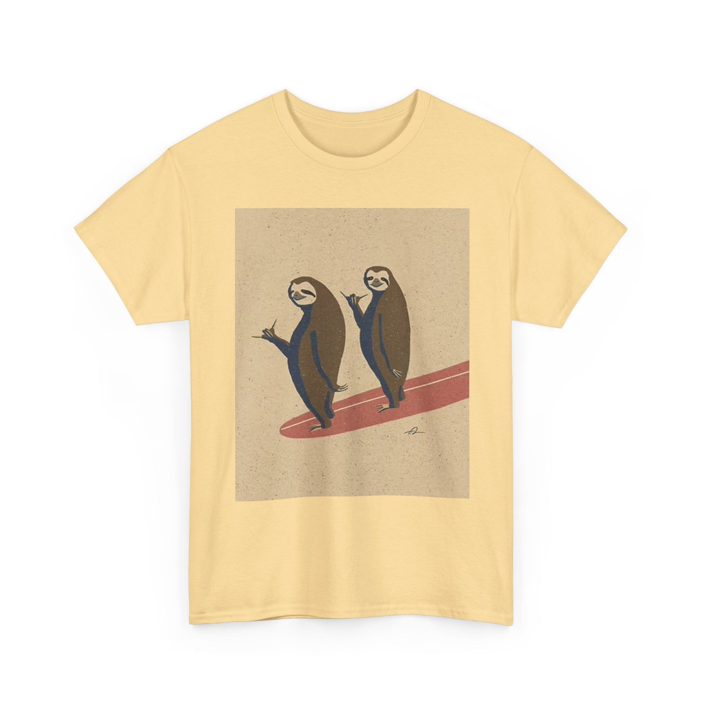 Surfing Graphic T Shirt Funny Multi Color Beach Unisex Heavy Cotton Tee