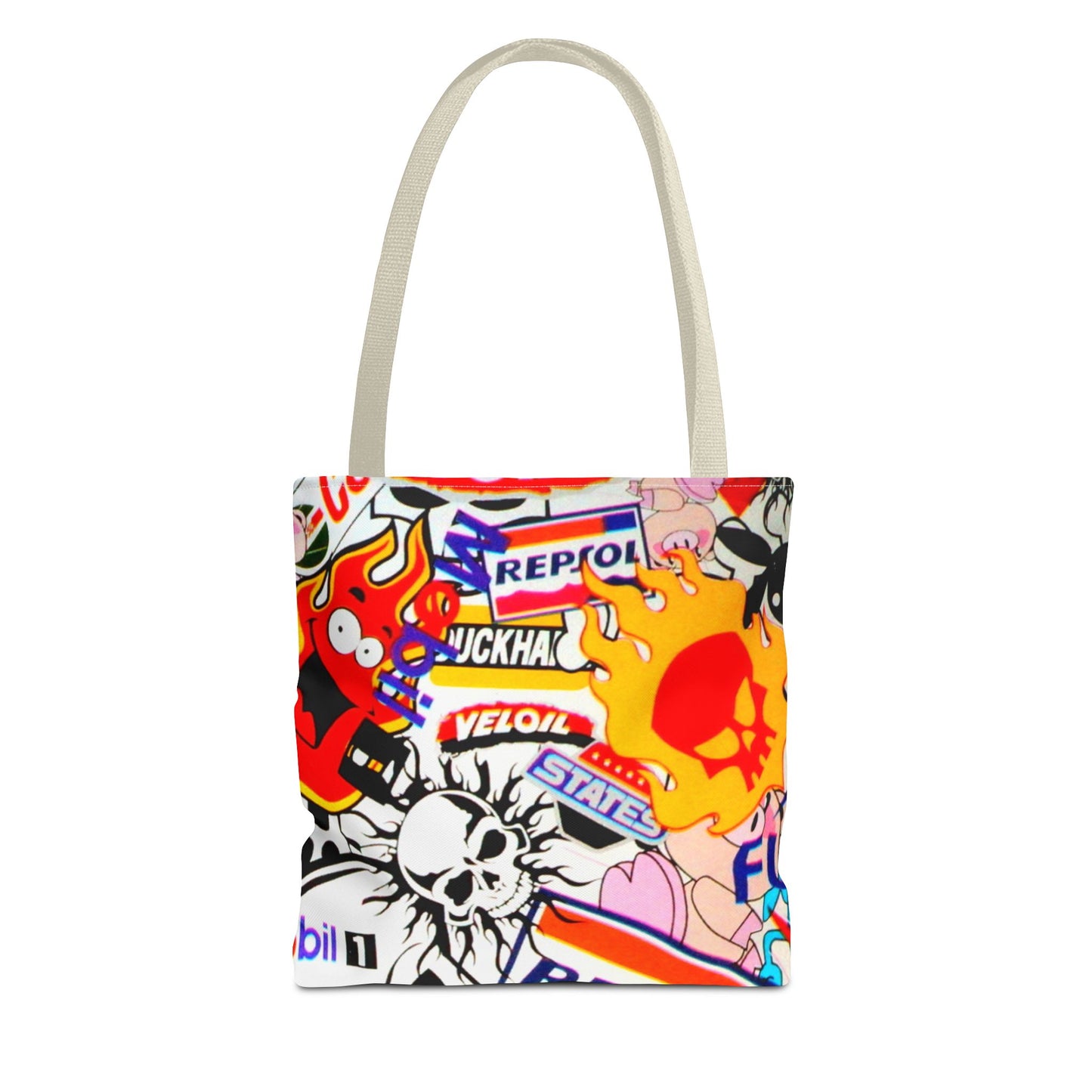 Stickers Retro All Over Print BRAND NEW Purse, Pocketbook,Travel Tote Bag