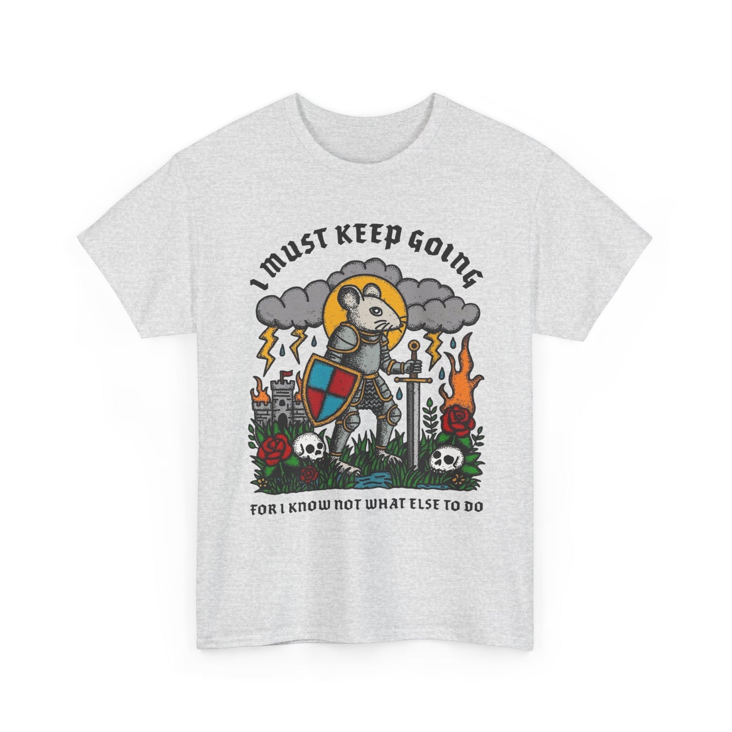 I Must Keep Going Graphic T Shirt NEW ADULT TEE VINTAGE