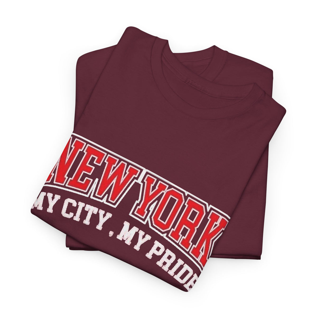 New York City My City My Pride Graphic T Shirt Men's Classic Heavy Cotton Tee