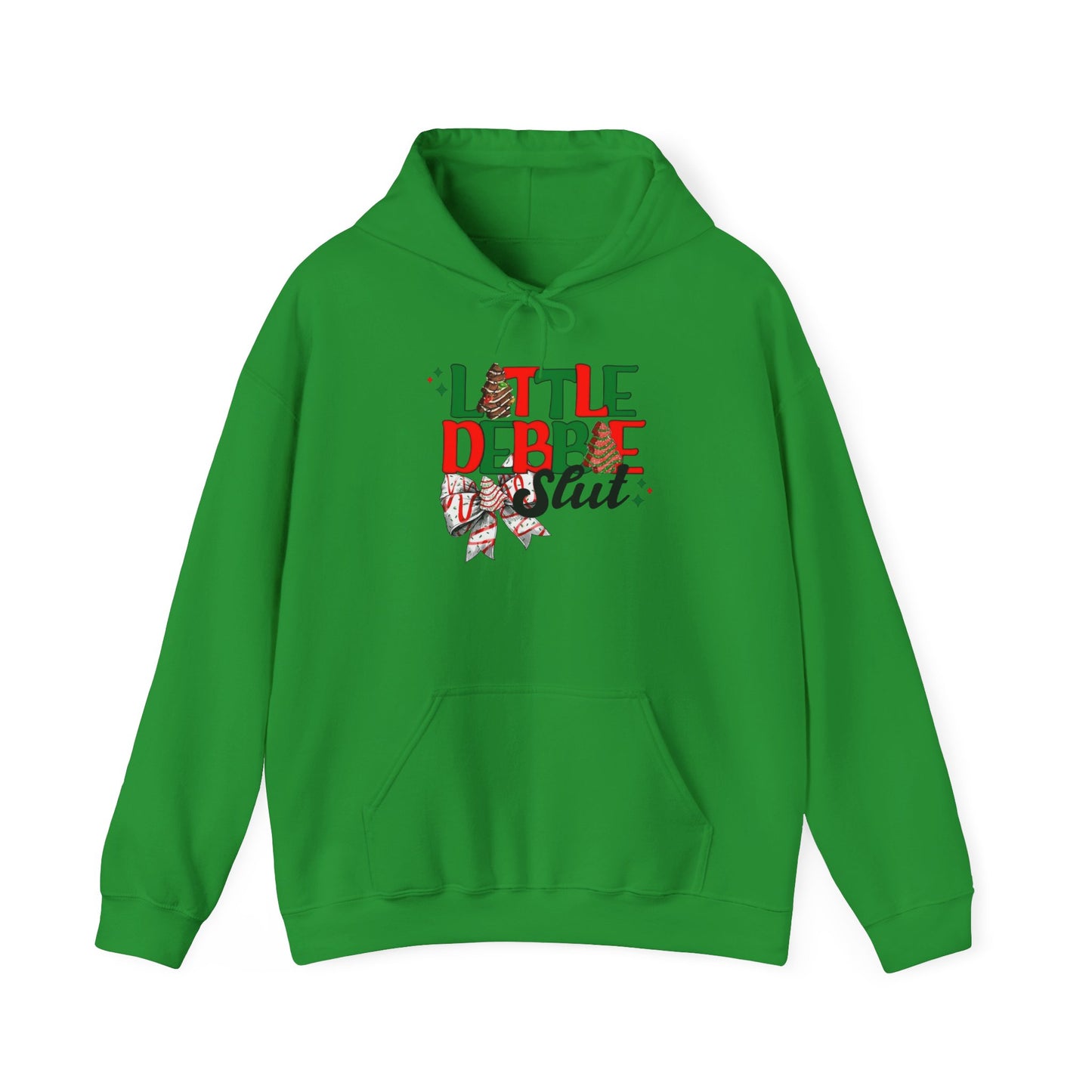 Little Debbie Slut Funny Christmas Graphic Hoodie Heavy Blend™ Hooded Sweatshirt