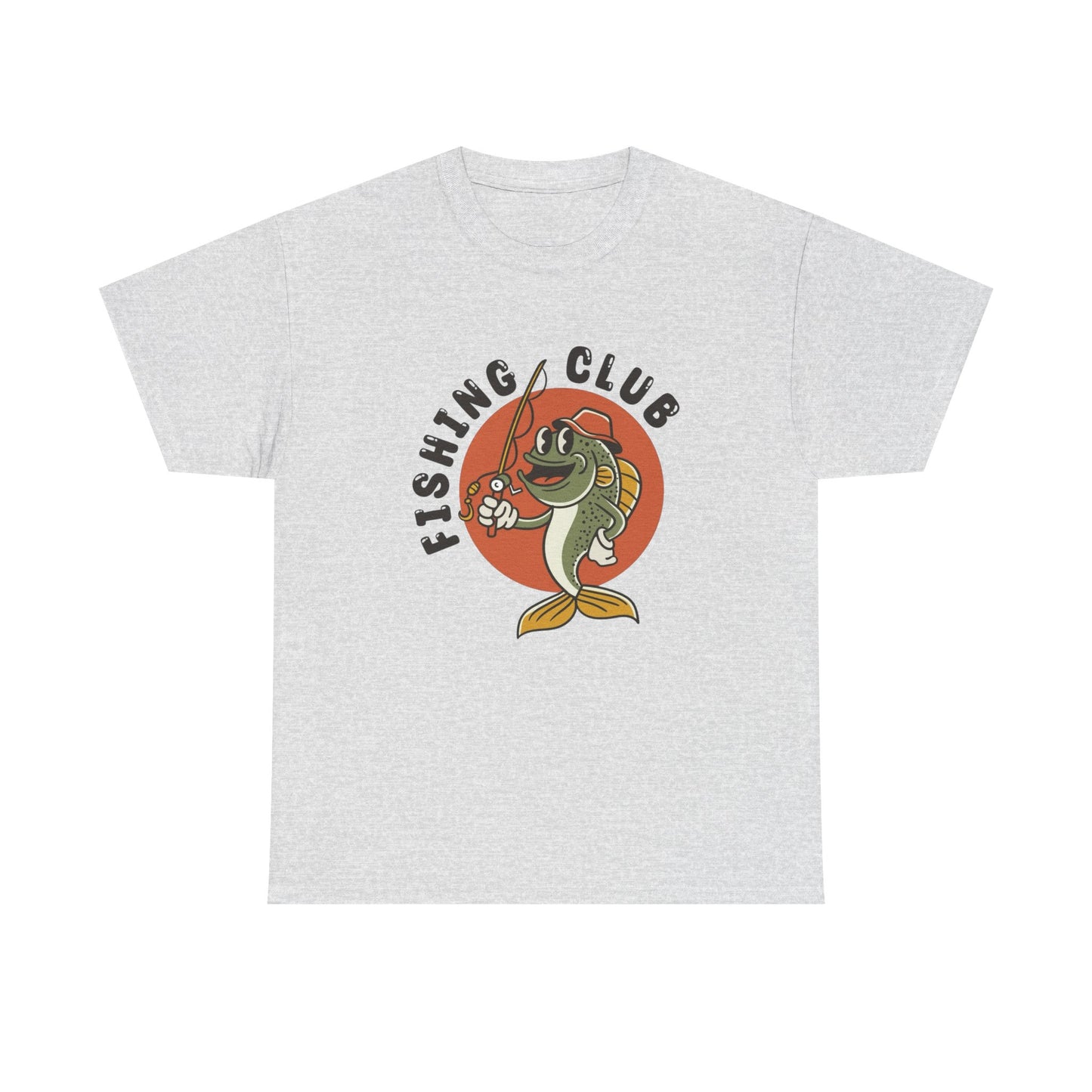 Fishing Club Graphic T Shirt NEW Adult Unisex Heavy Cotton Tee