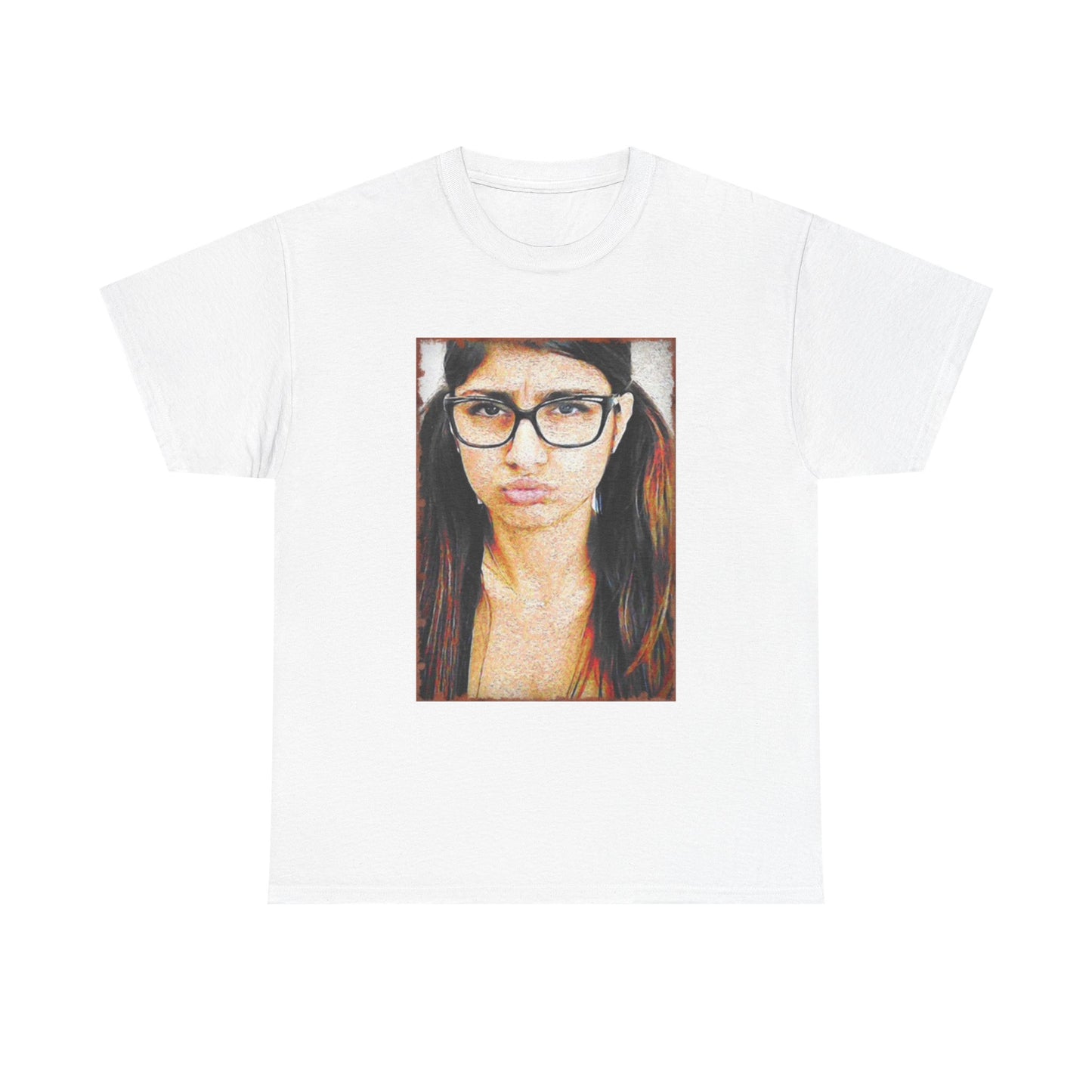 Mia Khalifa Shirt Funny Meme Graphic Unisex Heavy Cotton Tee