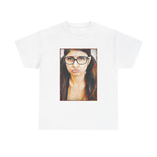 Mia Khalifa Shirt Funny Meme Graphic Unisex Heavy Cotton Tee