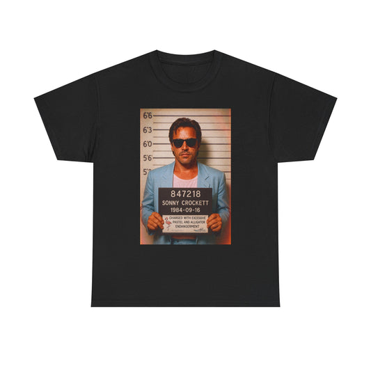 Miami Vice Funny T Shirt Graphic Unisex Heavy Cotton Tee NEW GIFT