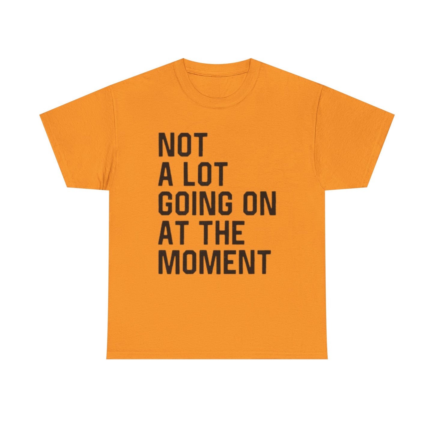 Not A Lot Going On T Shirt Funny Graphic Jokes Relax Vacation Unisex