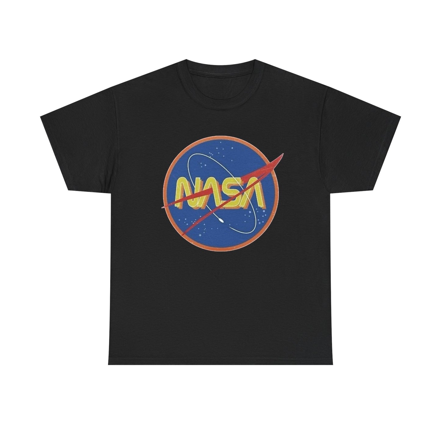 NASA Retro 70's Graphic T Shirt Unisex Heavy Cotton Tee
