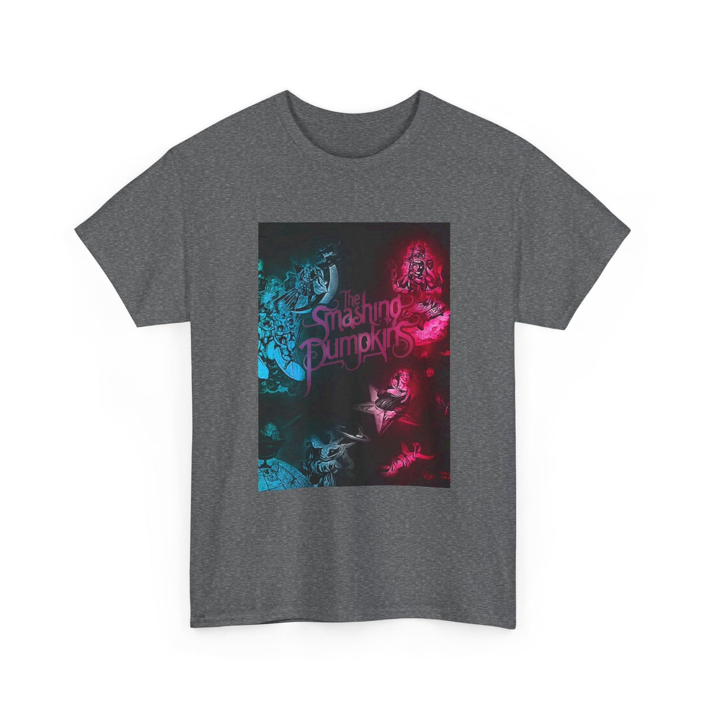 The Smashing Pumpkins Tshirt Vintage Merch Neon Unisex Heavy Cotton Tee