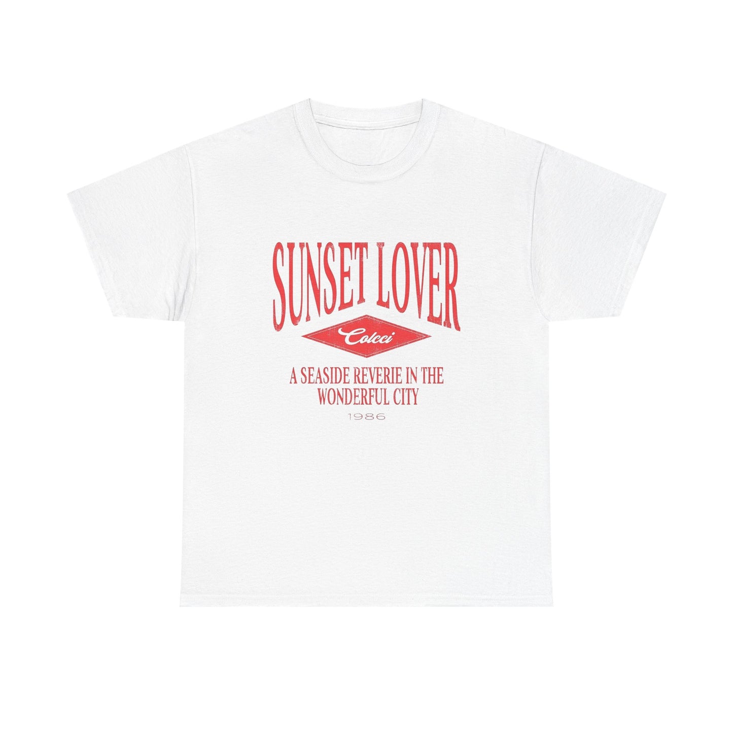 Sunset Lover Graphic T Shirt NEW Unisex Heavy Cotton Tee