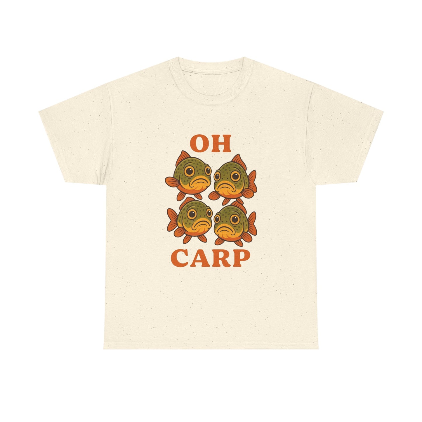 Oh Carp Funny Fishing Graphic T Shirt ADULT NEW